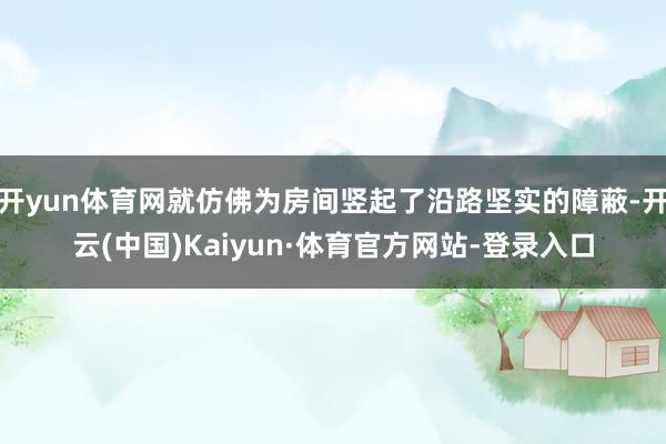 开yun体育网就仿佛为房间竖起了沿路坚实的障蔽-开云(中国)Kaiyun·体育官方网站-登录入口